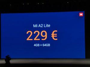 Xiaomi Mi A2 and A2 Lite Launched With Base Variant At 179€
