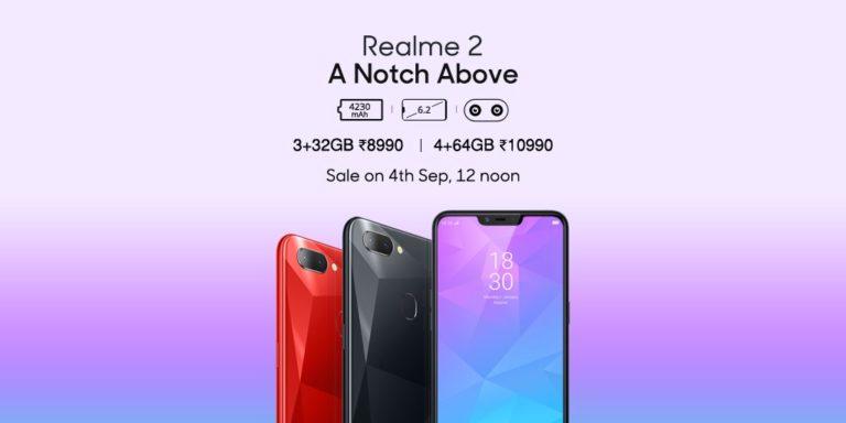 Realme 2 launched in India under Rs.10,000 | See Specifications, Price and Availability.