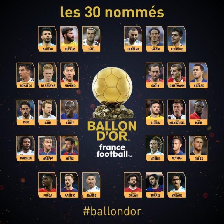 ballon d'or 2018