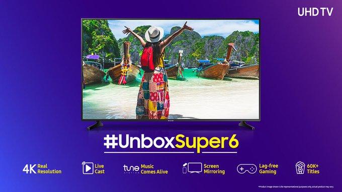Samsung NU6100 is the new 4K UHD Smart TV series by Samsung starting at just Rs.41,990