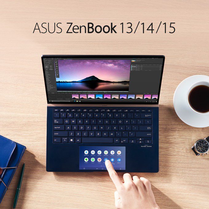 ASUS launches next-gen ZenBook series with touchpad-turned-ScreenPad