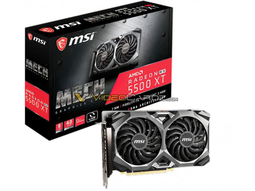AMD Radeon RX 5500 XT GPU pictures leaked