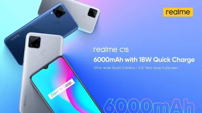Realme C15 launched with 6,000mAh battery, quad camera, and Helio G35 processor