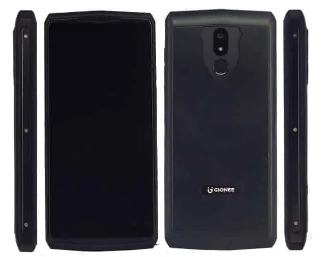 Gionee Phone with 10,000mAh battery spotted in TEENA