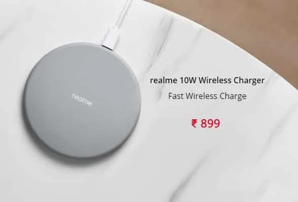 Realme 10W Wireless Charger is now available in India at just Rs.899