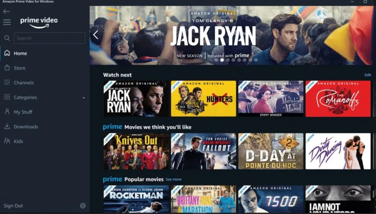 Amazon Prime Video app makes its way to Windows 10 via Microsoft Store