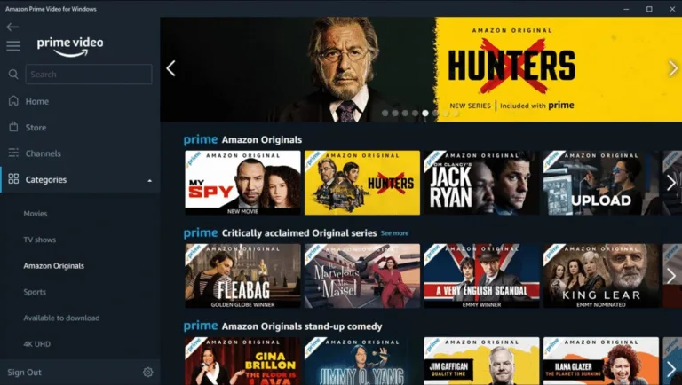 Amazon Prime Video app makes its way to Windows 10 via Microsoft Store