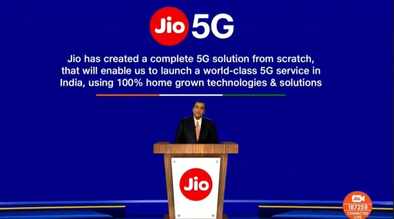 Reliance Jio announces India's own 5G network, will arrive as early as 2021