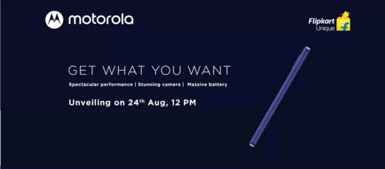 Motorola will launch Moto G9 on August 24 in India
