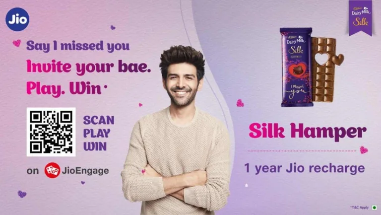 Jio brings new Cadbury - Silk Miss You campaign on JioEngage