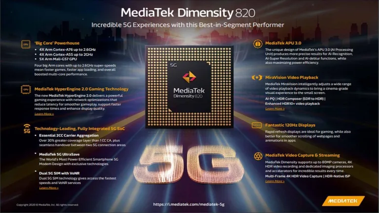 Upcoming Redmi Note 10 phones with the Dimensity 820 and 720 chipsets