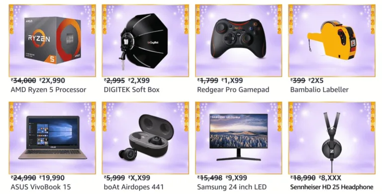More new upcoming Electronics & Accessories deals on Amazon Great Indian Festival