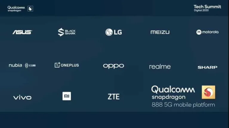 Upcoming Snapdragon 888 powered smartphones