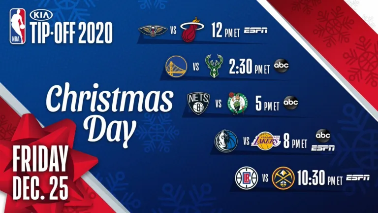 NBA Christmas Day Schedule.