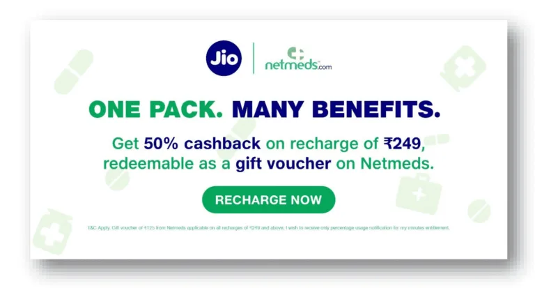 All you need to know about the Jio + Netmeds Offer