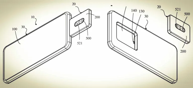 Oppo files a patent for a smartphone with a detachable camera module