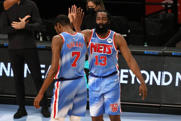 James Harden and Kevin Durant both had historic nights in the Nets' jersey.