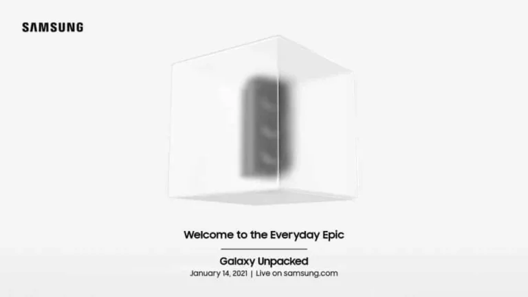 Official: Samsung Galaxy Unpacked 2021 launch event will be held on January 14
