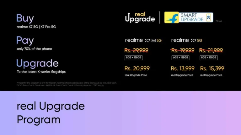 realme partners with Flipkart to bring the real Upgrade Program