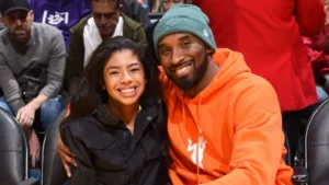 A photo of Kobe and Gigi Bryant.