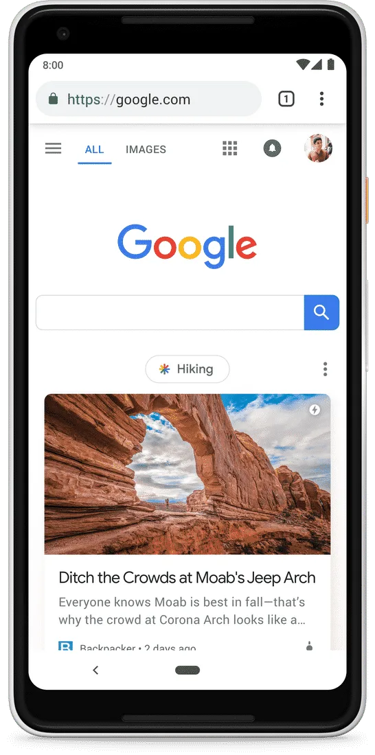 Google Discover beta brings YouTube shorts