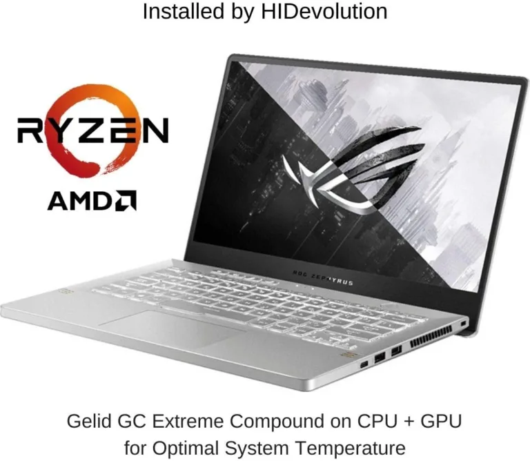 HIDevolution's ROG Zephyrus G14 with up to Ryzen 9 5900HS & RTX 3060 available on Amazon