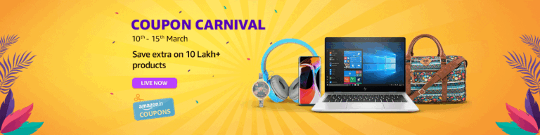 Amazon India brings new Coupon Carnival for customers