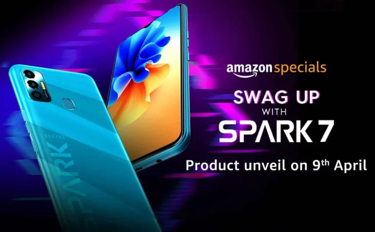 Tecno Spark 7 launching on April 9 in India