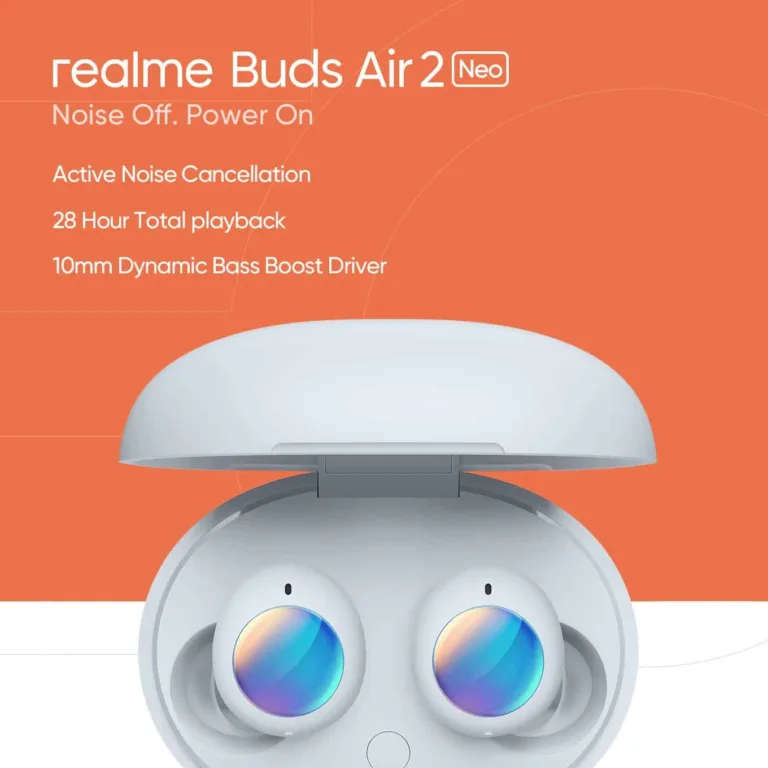 Realme Buds Air 2 Neo with Active Noise Cancellation teased to launch on April 7