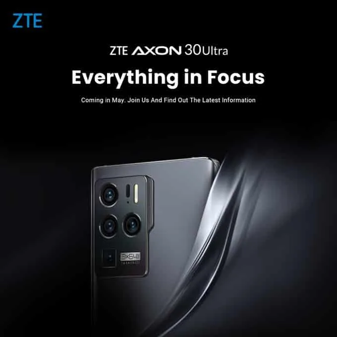 ZTE Axon 30 Ultra 5G launching in May globally