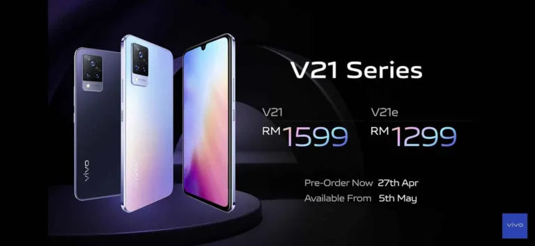 Vivo V21 series launched in Malaysia with stunning front-camera