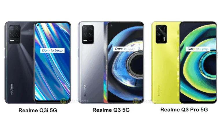 Realme Q3i, Realme Q3 5G, and Realme Q3 Pro launched in China