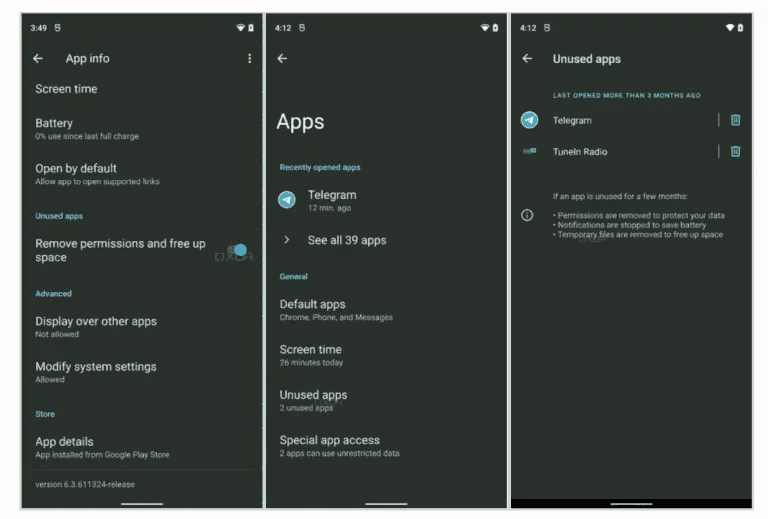 Android 12’s Hibernate feature will automatically make unused apps sleep