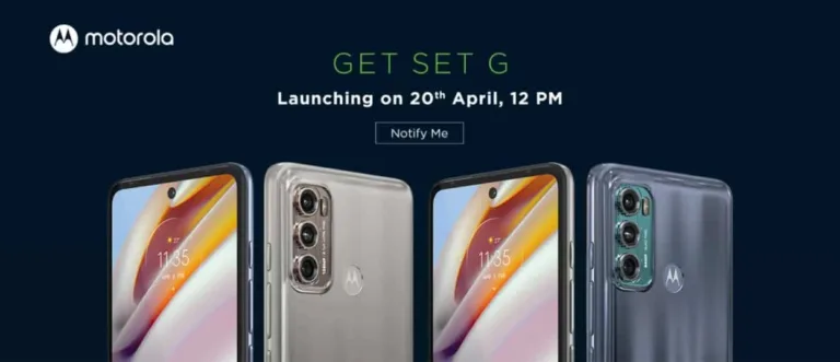 Moto G60 and Moto G40 Fusion launching in India on April 20
