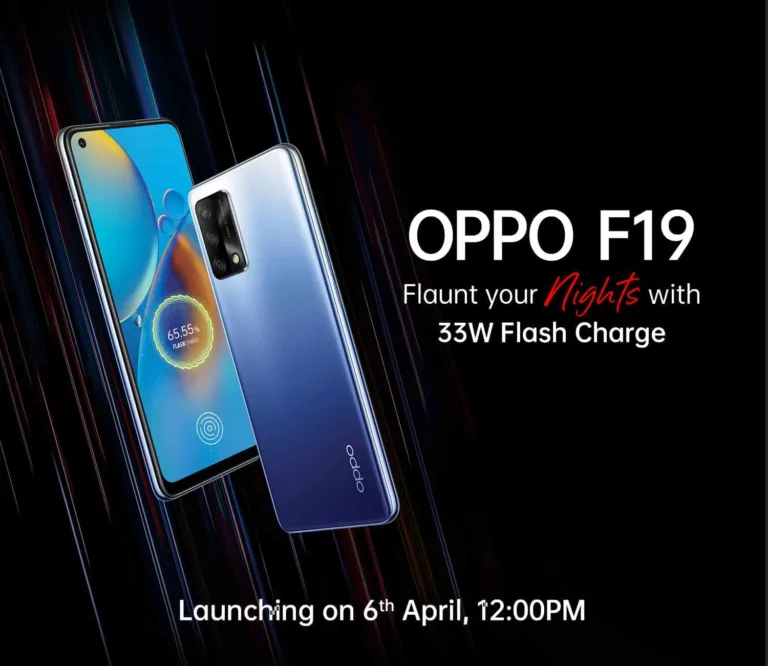 Oppo F19 launching in India on April 6
