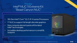 Intel has finally announced the ‘Beast Canyon’ - NUC 11 Extreme with Tiger Lake-H processors