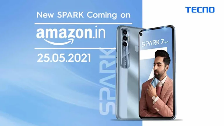 Tecno Spark 7 Pro Launching on 25th May in India