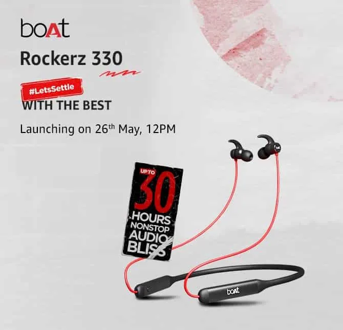 boAt Rockerz 330 launch date announced_TechnoSports.co.in