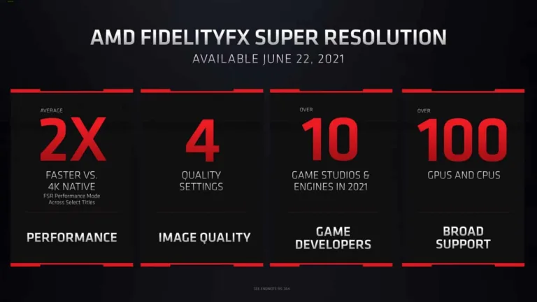 AMD launches FidelityFX Super Resolution for all GPUs & APUs