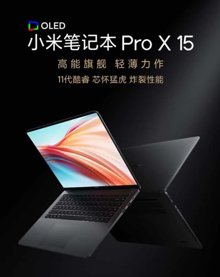 Xiaomi Mi Notebook Pro X 15 OLED with Tiger Lake-H processors & RTX 3050 Ti launched, starts at 7999 yuan