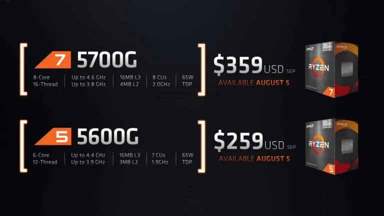 AMD’s ‘Cezanne’ Ryzen 7 5700G and 5600G are currently the best budget gaming APU you can get