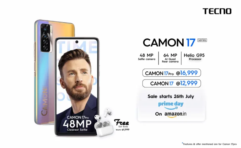 TECNO Camon 17 and Camon 17 Pro launched with 90Hz display and MediaTek processor in India