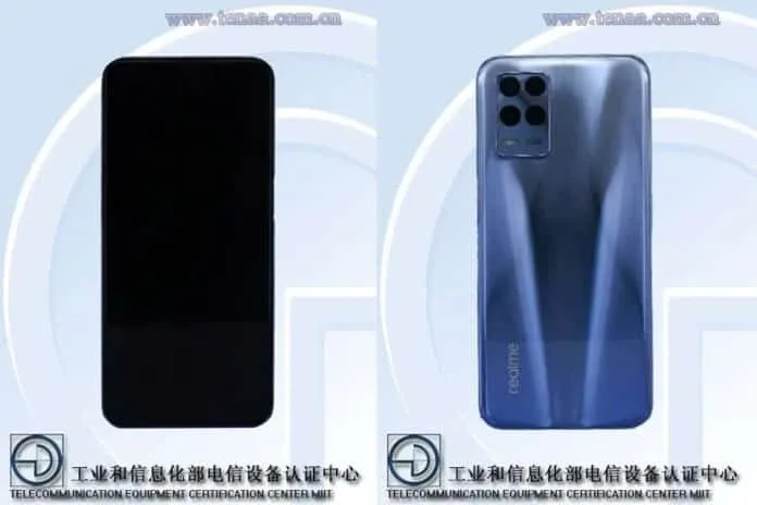 Realme RMX3381 specifications and images listed at TENAA