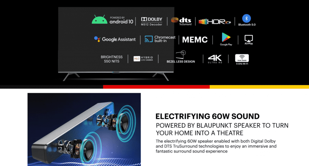 Blaupunkt brings four new ‘Made in India’ Android Smart TVs, starting at Rs 14,999