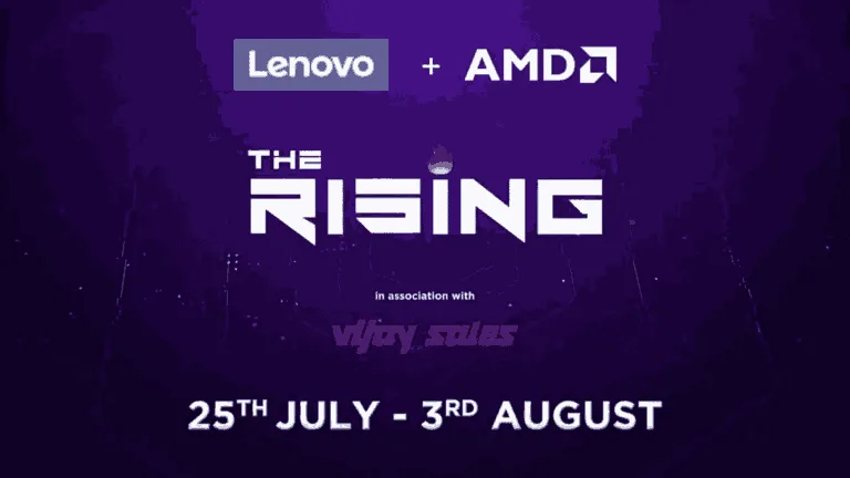 Vijay Sales to host its first Esports tournament: The Rising in association with Lenovo India & AMD
