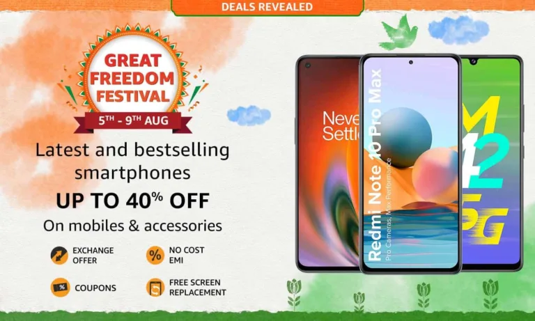 Best budget Smartphone deals under ₹10k on Amazon Great Freedom Sale