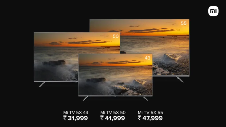 Xiaomi Mi TV 5X Series with 4K HDR Panel, 40W Stereo Speakers Launched in India