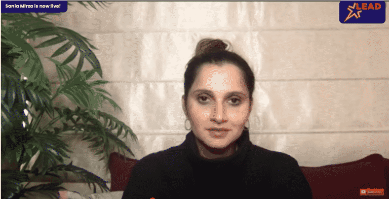 Tennis ace Sania Mirza conducts MasterClass on Fitness and Yoga for 8 lakh students at LEAD powered schools
