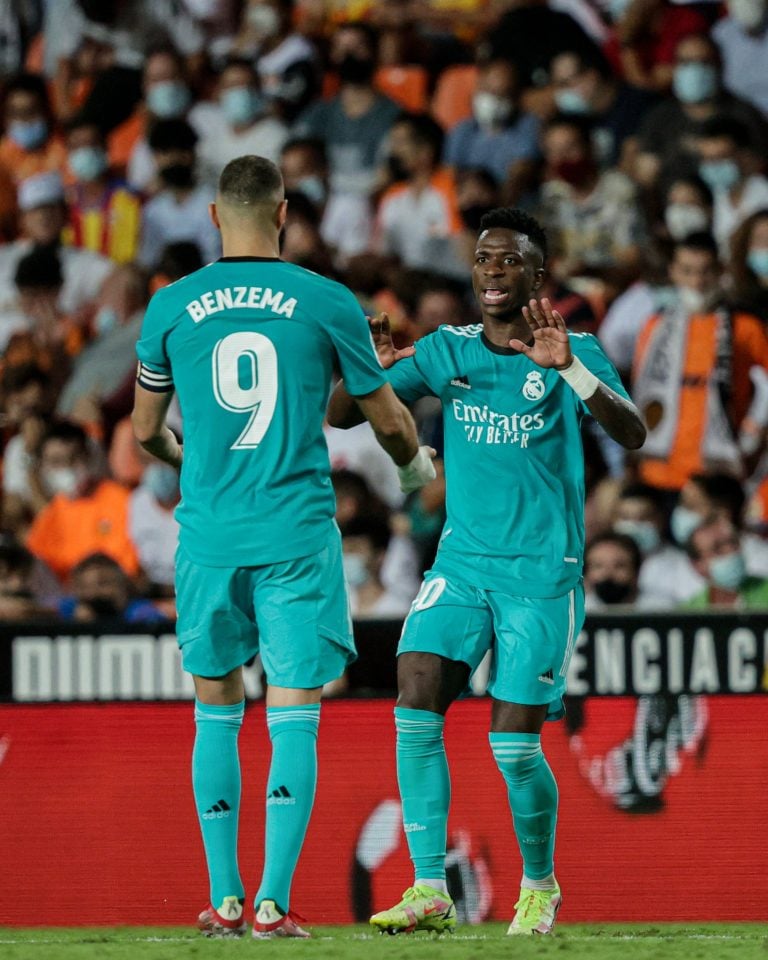 Vinicius Jr Benzema Real Madrid