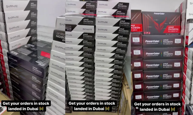Chunks of Radeon RX 6000 series GPUs from Sapphire, PowerColor and XFX to the crypto mining hardware retailer
